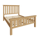 Tunbridge Oak Bed 4'6" Double 150 x 204 x 110 cm