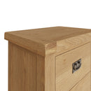 Tunbridge Oak Chest of 4 Drawers - Narrow 55 x 38 x 100 cm
