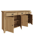 Tunbridge Oak Sideboard 4 Door 200 x 45 x 100 cm