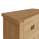 Tunbridge Oak Chest of Drawers 4 Over 3 100 x 45 x 121 cm