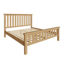 Tunbridge Oak Bed 6' Super King 197 x 215 x 2129 cm