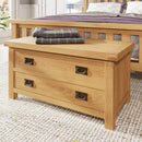Tunbridge Oak Blanket Box 100 x 50 x 50 cm
