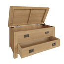 Tunbridge Oak Blanket Box 100 x 50 x 50 cm