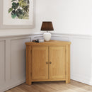 Tunbridge Oak Corner Cabinet  90 x 51 x 80 cm