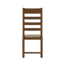 Tunbridge Pair of Oak Finish Upholstered Ladder Back Chair