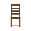 Tunbridge Pair of Oak Finish Ladder Back Chair