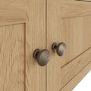 Tunbridge Oak Corner TV Unit  100 x 50 x 60 cm
