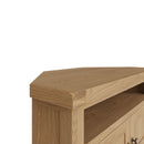 Tunbridge Oak Corner TV Unit  100 x 50 x 60 cm