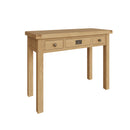 Tunbridge Oak Dressing Table with 3 Drawers 110 x 45 x 83 cm