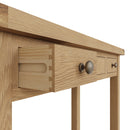 Tunbridge Oak Dressing Table with 3 Drawers 110 x 45 x 83 cm