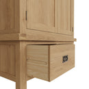 Tunbridge Oak Wardrobe 2 Door 2 Drawer 97 x 57 x 185 cm