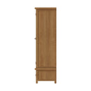 Tunbridge Oak Wardrobe 2 Door 2 Drawer 97 x 57 x 185 cm