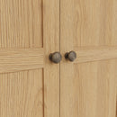 Tunbridge Oak Wardrobe 2 Door 2 Drawer 97 x 57 x 185 cm