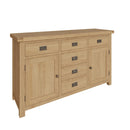 Tunbridge Oak Sideboard 2 Door 6 Drawer 155 x 45 x 90 cm