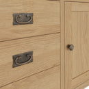 Tunbridge Oak Sideboard 2 Door 6 Drawer 155 x 45 x 90 cm