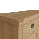 Tunbridge Oak Sideboard 2 Door 6 Drawer 155 x 45 x 90 cm