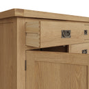 Tunbridge Oak Sideboard 2 Door 6 Drawer 155 x 45 x 90 cm