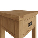 Tunbridge Oak Lamp Table with Drawer 50 x 50 x 55 cm
