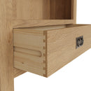 Tunbridge Oak Bookcase Medium 75 x 30 x 180 cm
