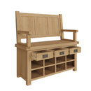 Tunbridge Oak Monks Bench 110 x 48 x 110 cm