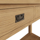Tunbridge Oak Console Table Medium 105 x 40 x 85 cm