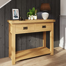 Tunbridge Oak Console Table Medium 105 x 40 x 85 cm