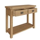 Tunbridge Oak Console Table Medium 105 x 40 x 85 cm