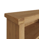 Tunbridge Oak Bookcase Small 90 x 30 x 90 cm