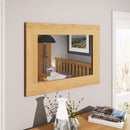 Tunbridge Oak Small Wall Mirror 80 x 2 x 60cm