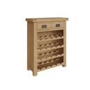 Tunbridge Oak Wine Rack Small 72.5 x 30 x 90 cm