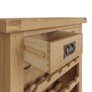 Tunbridge Oak Wine Rack Small 72.5 x 30 x 90 cm