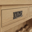 Tunbridge Oak Wine Rack Small 72.5 x 30 x 90 cm