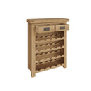 Tunbridge Oak Wine Rack Small 72.5 x 30 x 90 cm