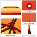 Outsunny Garden Gazebo - Orange