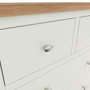 Salisbury Pure White Chest of Drawers 2 Over 3 80 x 40 x 95 cm