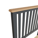 Malmesbury Grey Bed 3' Single 103 x 204 x 110 cm