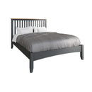 Malmesbury Grey Bed 4'6" Double 150 x 204 x 110 cm