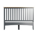Malmesbury Grey Bed 4'6" Double 150 x 204 x 110 cm