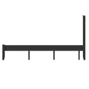 Malmesbury Grey Bed 4'6" Double 150 x 204 x 110 cm
