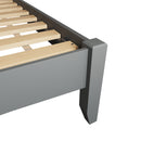 Malmesbury Grey Bed 4'6" Double 150 x 204 x 110 cm