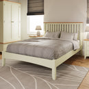 Salisbury Pure White Bed 4'6" Double 150 x 204 x 110 cm