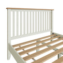 Salisbury Pure White Bed 4'6" Double 150 x 204 x 110 cm