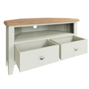 Salisbury Pure White Corner TV Unit 90 x 44 x 48 cm