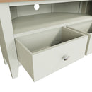 Salisbury Pure White Corner TV Unit 90 x 44 x 48 cm