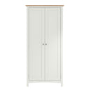 Salisbury Pure White Wardrobe 2 Door Full Hanging 85 x 52 x 180 cm