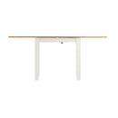 Salisbury Pure White Flip-Top Table 85 x 85 x 78 cm