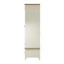Salisbury Pure White Wardrobe 2 Door with Drawer 90 x 52 x 185 cm