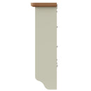 Salisbury Pure White Wall Coat Rack with Mirror 80 x 15 x 50 cm