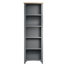 Malmesbury Grey Large Bookcase 60 x 25 x 180 cm