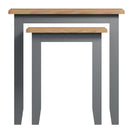Malmesbury Grey Nest of 2 Tables 50 x 32 x 50 cm
